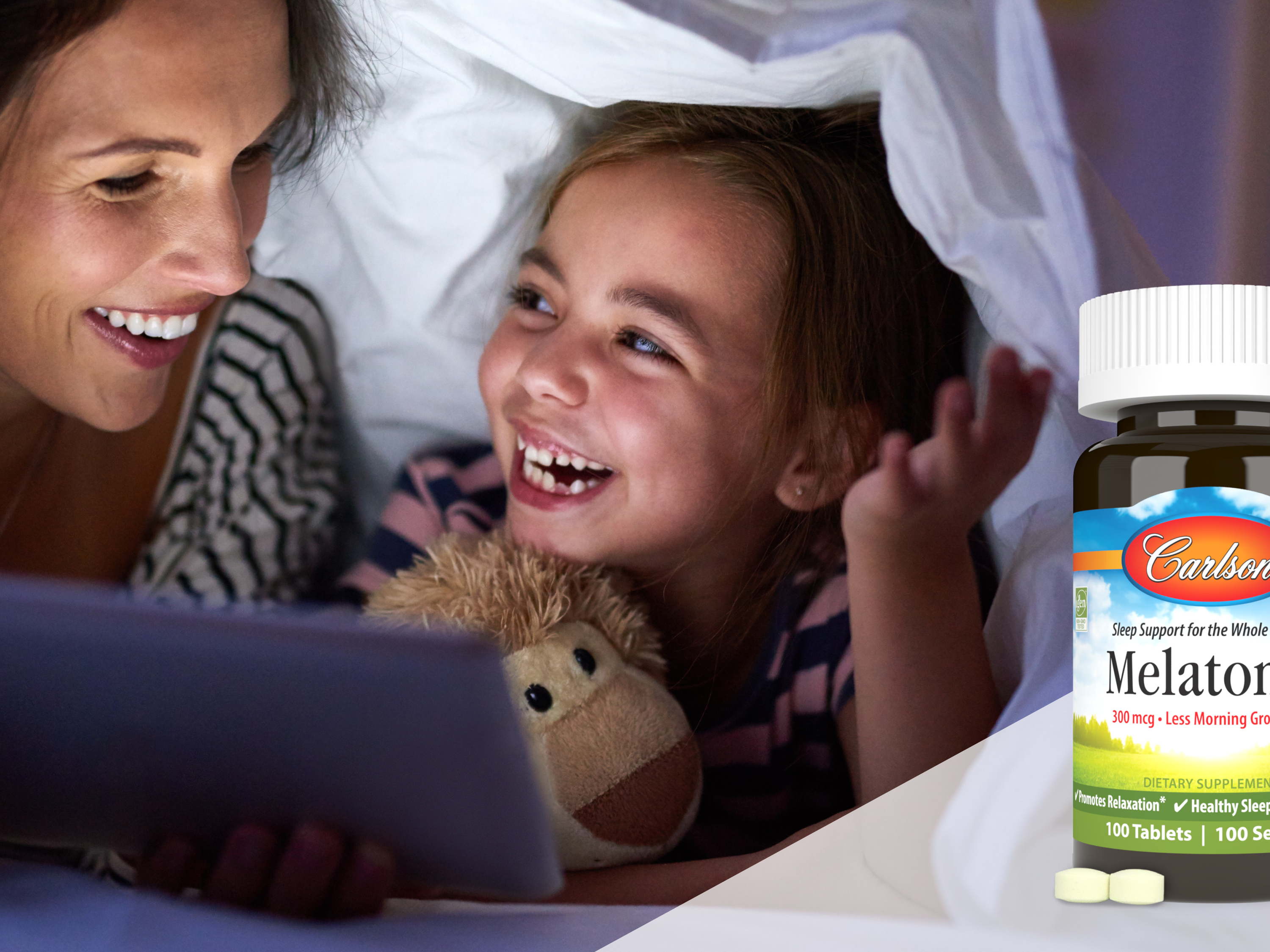 Carlson Launches New Size of Melatonin 300 mcg Chewable Tablets