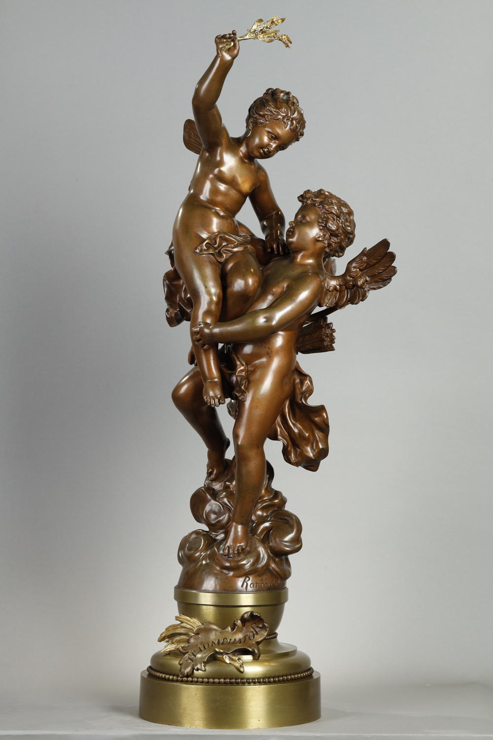 Artimo Fine Arts Gallery - Triumphator, Ernest Rancoulet (1842-1918). Bronze, fonte au sable, 109 x 46 x 29,5 cm