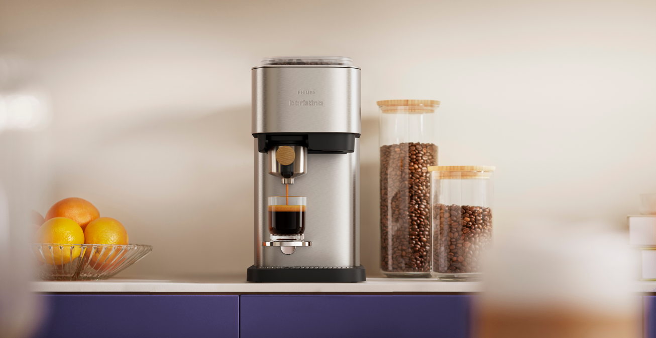 Philips lanceert Baristina Plus Stainless Steel: staalhard design, fluweelzachte smaak