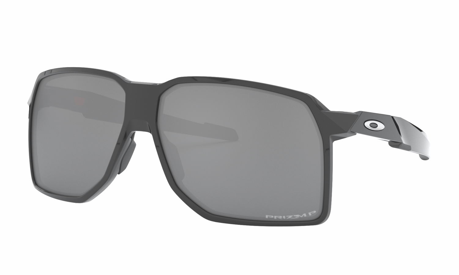 OAKLEY PORTAL POLISHED BLACK WITH PRIZM BLACK POLARIZED 
