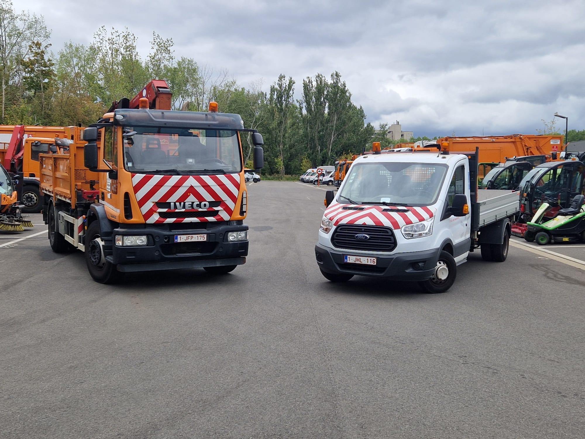 Stad Antwerpen leent voertuigen en machines aan Stabroek