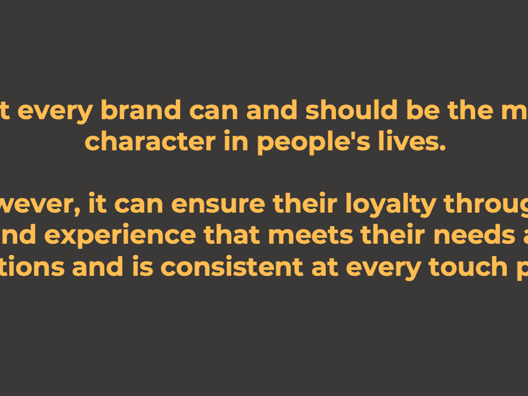 How the Brand Manifests Itself in Customer Experience