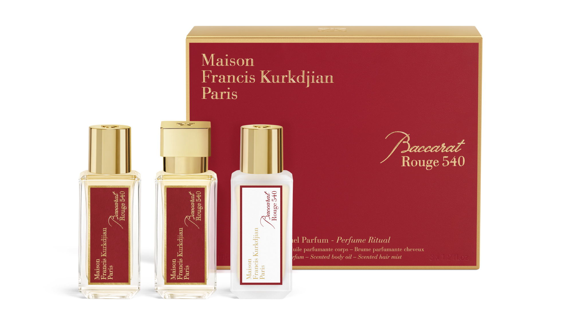 Baccarat Rouge Body Ritual Set 3 x 35 ml | € 175 Baccarat Rouge Body Ritual Set 3 x 35 ml | € 175