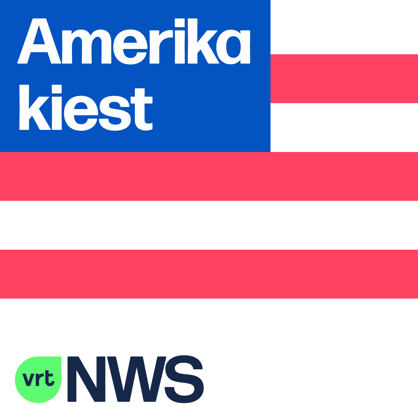 Logo Amerika kiest (c) VRT