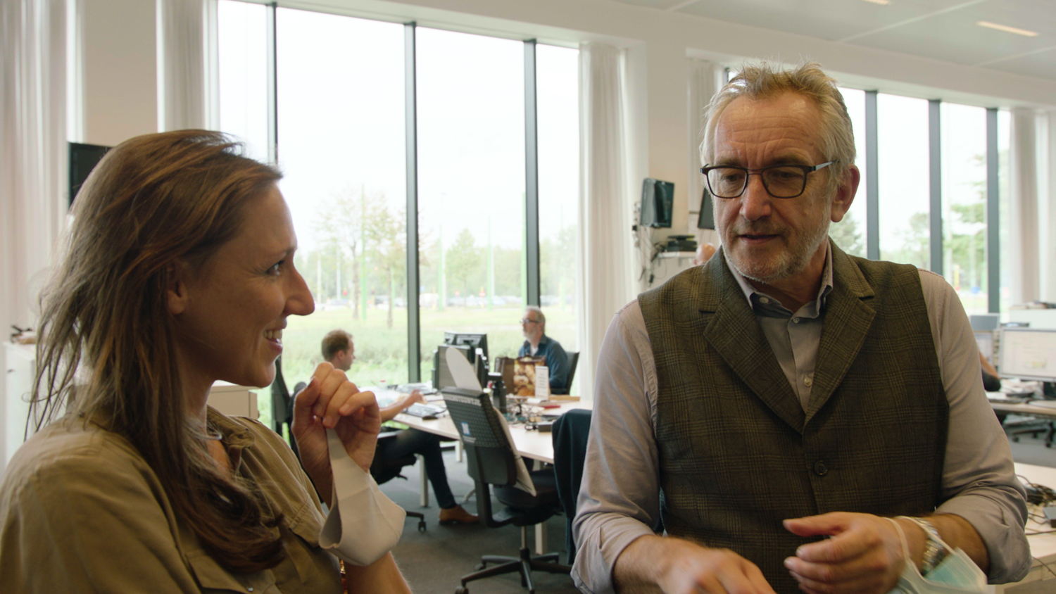 Guinevere Claeys en Peter Vandermeersch