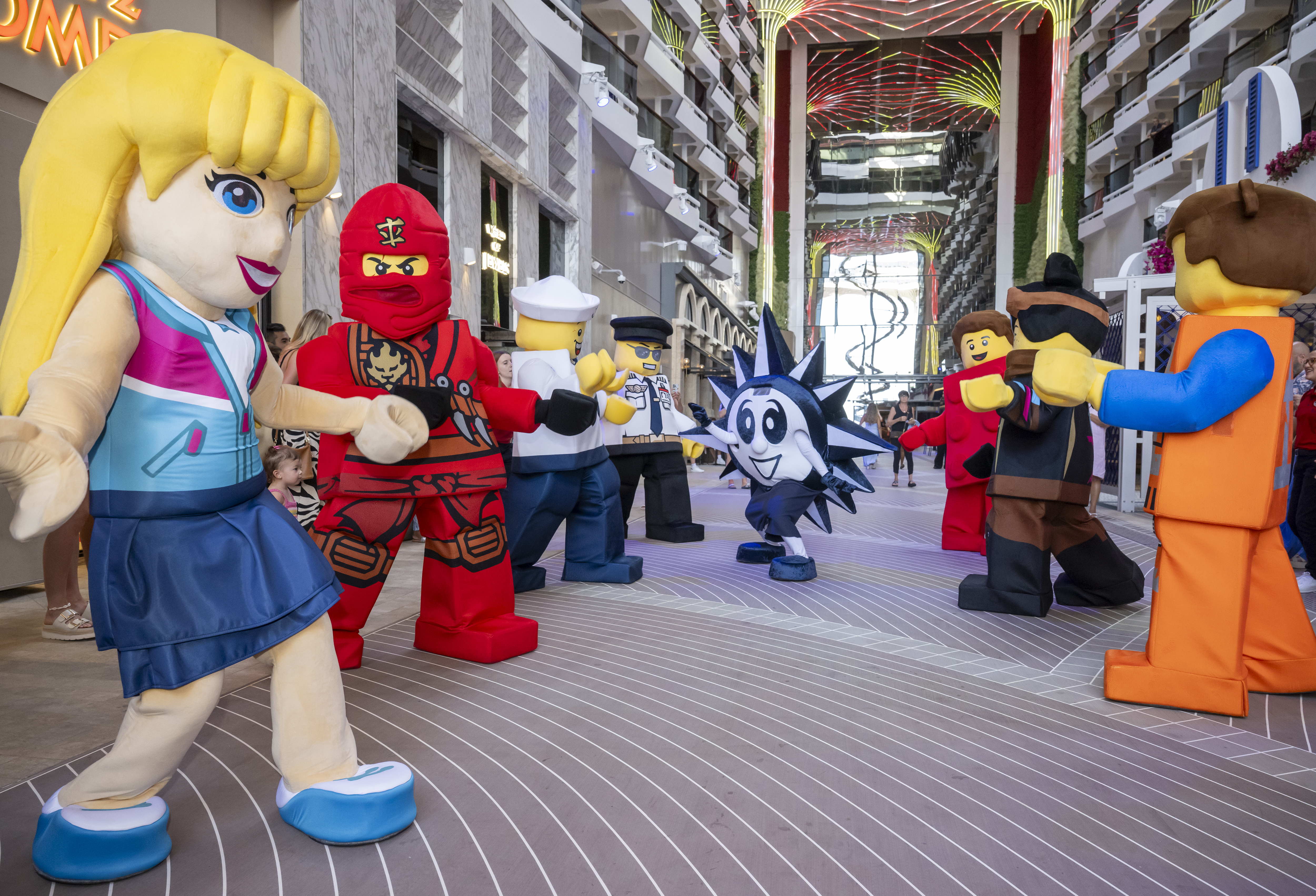 MSC World America LEGO® Family Parade ​ ​ Credit Anthony Devlin, Getty Images For MSC Cruises