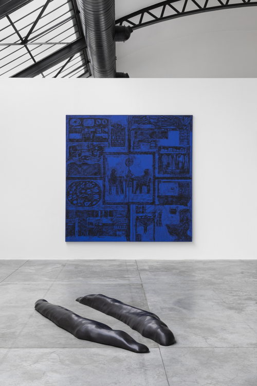 Installation view Quinquagesimum at Fondation CAB, Brussels. Photo by Fabrice Schneider