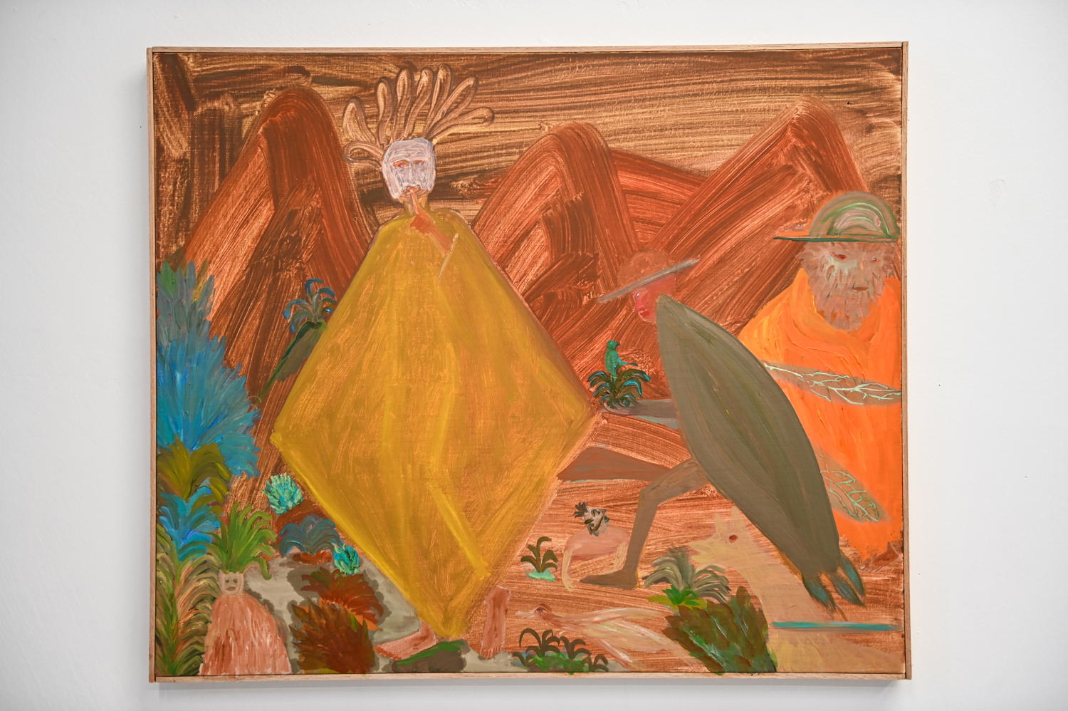 Marie Zolamian, "Faconde", 2023. Oil on canvas on panel, 55 x 65 cm. Photo: Peter De Jongh