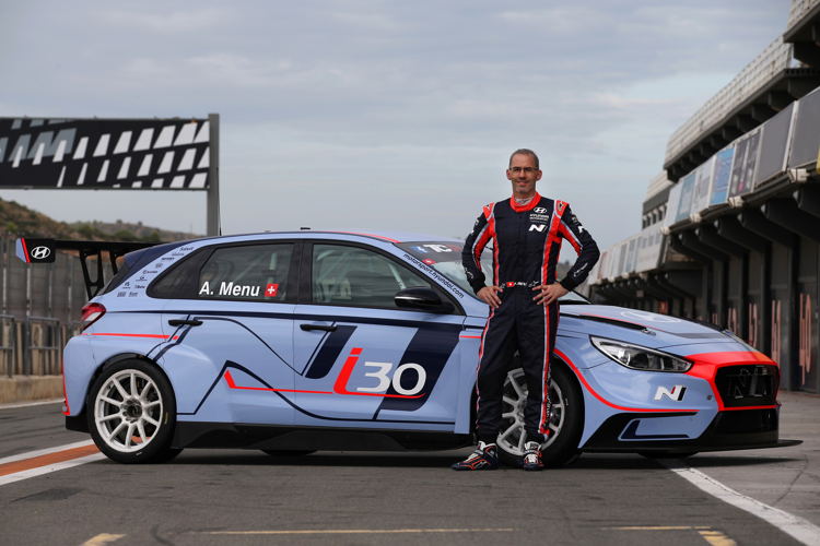 Alain Menu with Hyundai i30 N TCR
