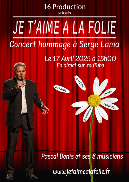 « Je t’aime à la folie », un hommage bouleversant à Serge Lama.        