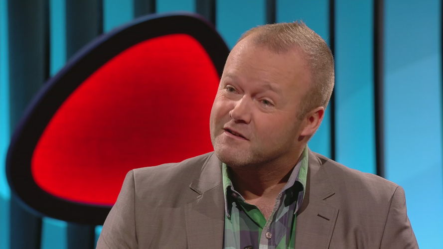Steven Goegebeur in Mag ik u kussen? (c) VRT