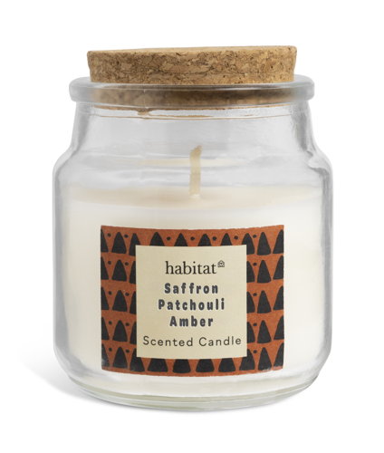 Habitat Candle with Cork Lid - Saffron, Patchouli & Amber, £3.50 Habitat Candle with Cork Lid - Saffron, Patchouli & Amber, £3.50