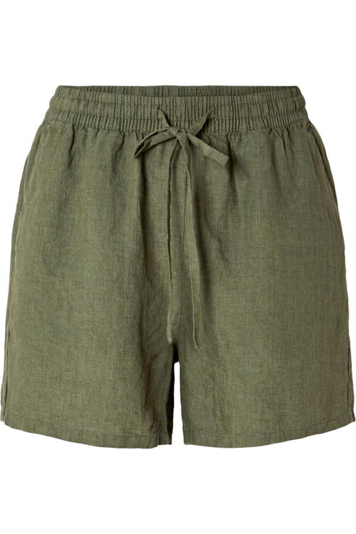 Selected_Short SEL Slflinnie Mw Linen Shorts B_JUTTU_€69,99