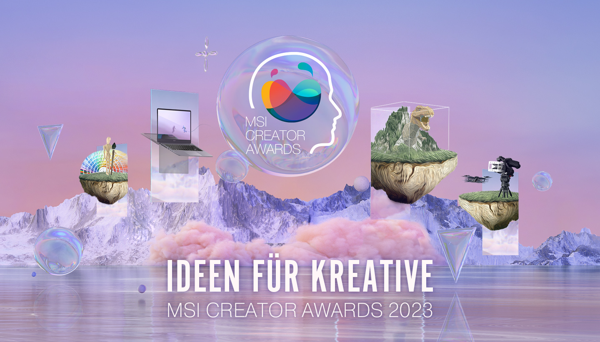 MSI Creator Awards 2023: Auf Kreativschaffende warten Preise im Wert von 70.000 US-Dollar