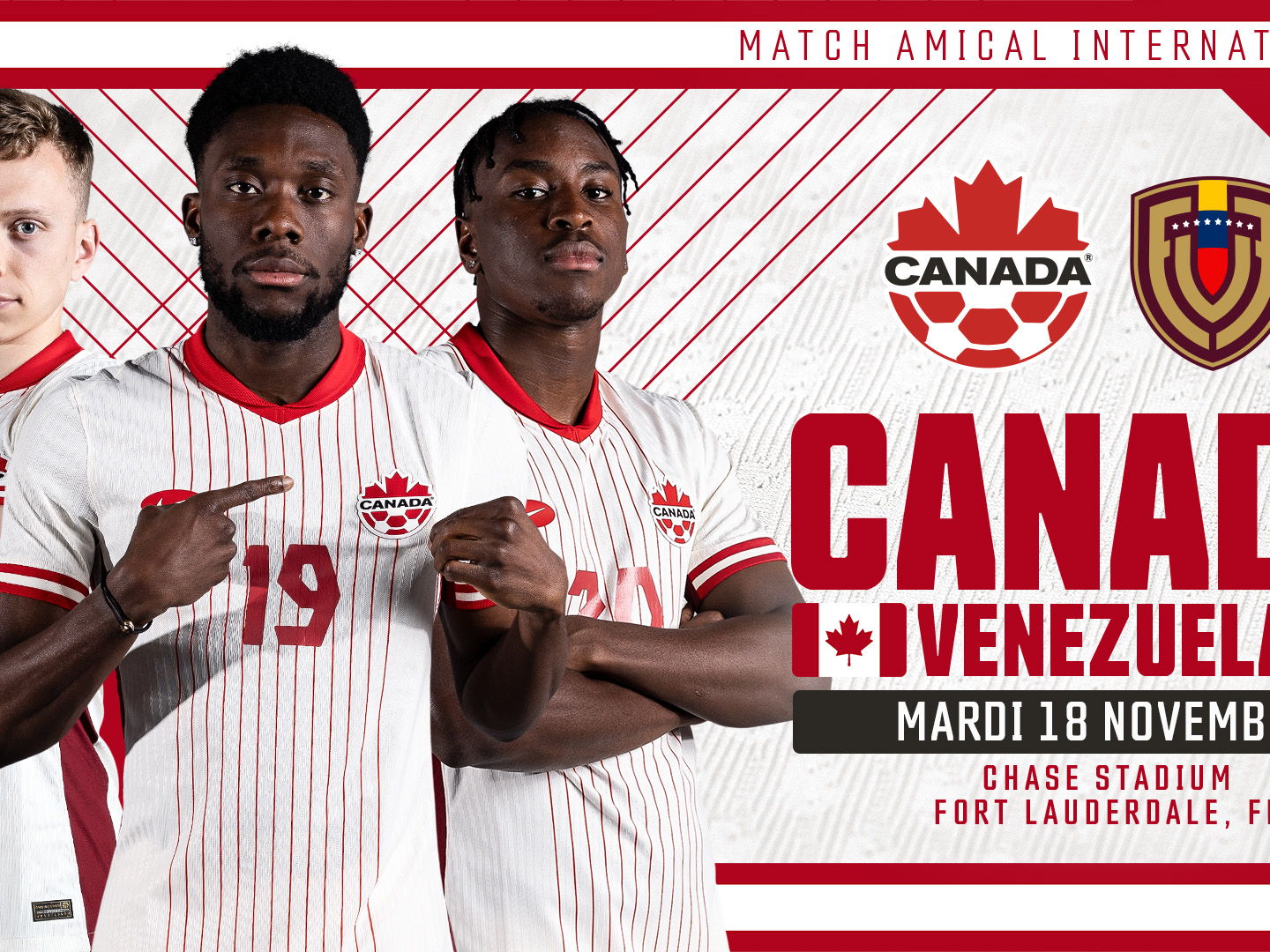 Le CANMNT affrontera le Venezuela en match amical international en novembre