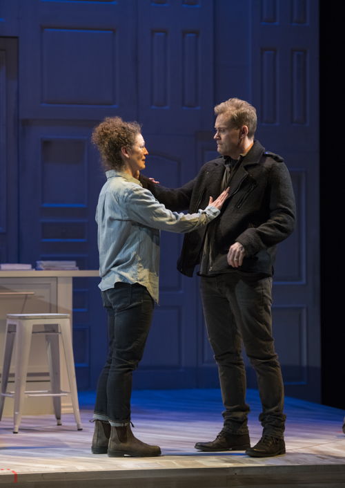 Jennifer Lines (Jane) and Craig Erickson (Tom) in Forget About Tomorrow / Photos by David Cooper
