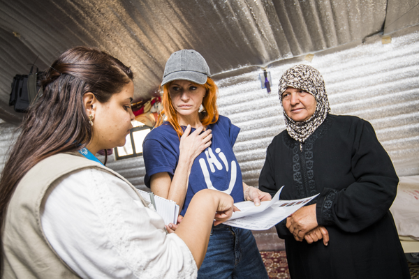 Axelle Red ontmoet Syrische vluchtelingen in Jordanië