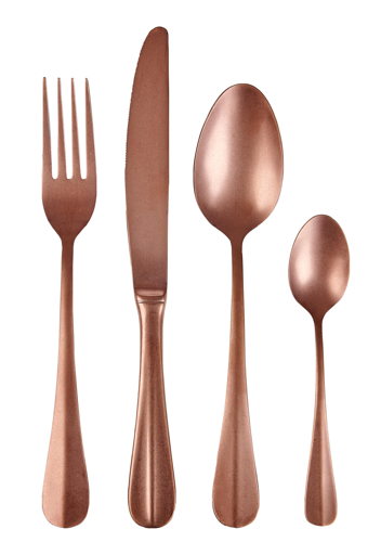 GRACE COPPER cutlery 16-DLG €49,95