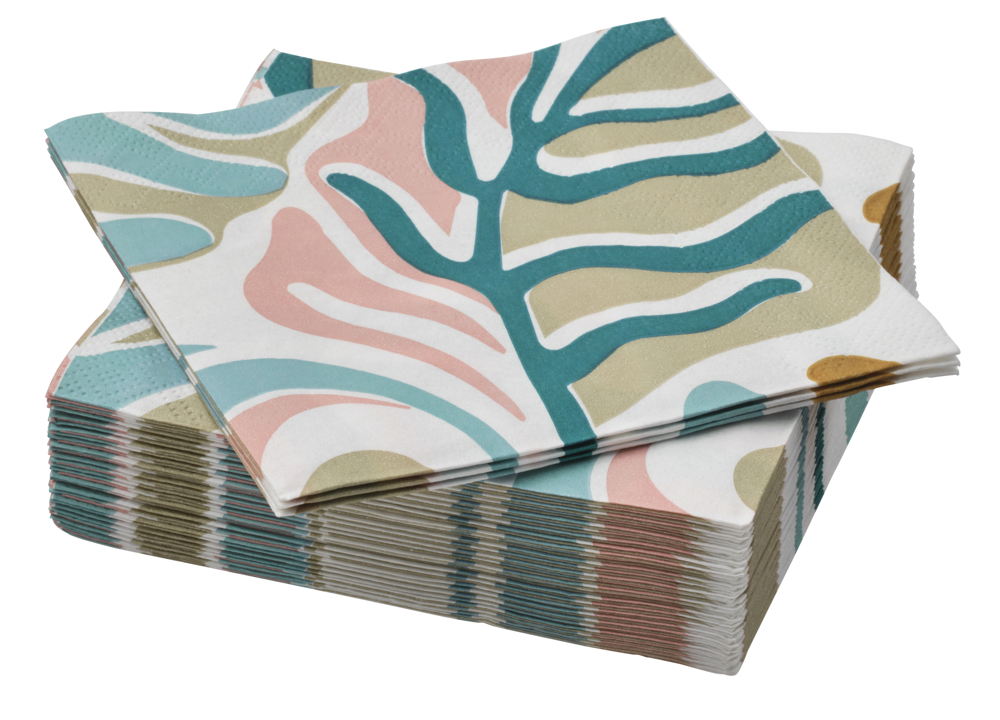 IKEA_January News '25_SLÖjSTjÄRT paper napkin_€1,29:30-pack_PE958876 IKEA_January News '25_SLÖjSTjÄRT paper napkin_€1,29:30-pack_PE958876