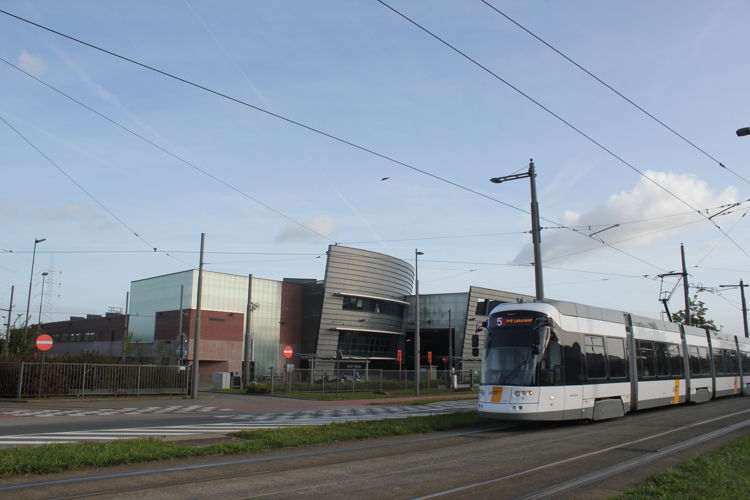 Stelplaats Deurne, van De Lijn, gebouwd in 2012.