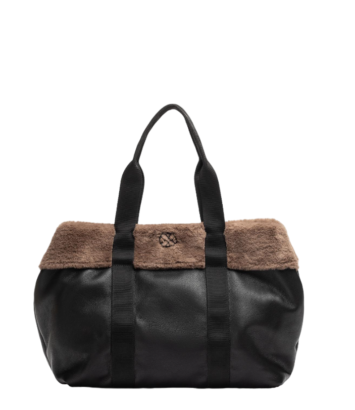 Unisa_FW24_ZOLIMPIA_DOUBLE FACE TAUPE BLACK_EUR109.90