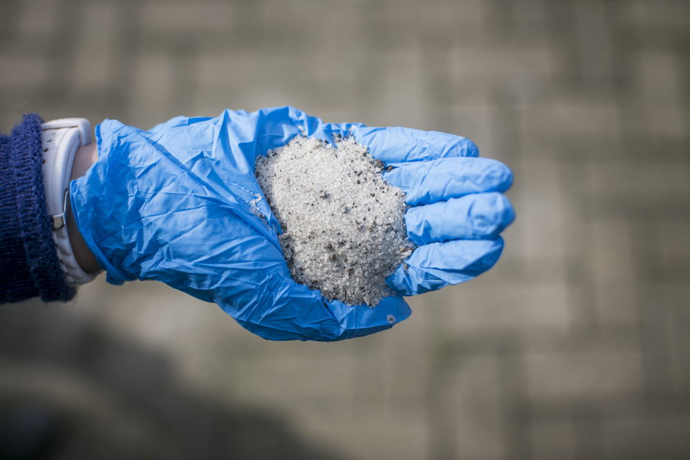 Struviet kan gewonnen worden uit waterzuiveringsslib - foto Jan Locus