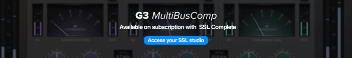 The legendary SSL Bus Compressor goes Multiband: Solid State Logic Launches G3 MultiBusComp Plug-In