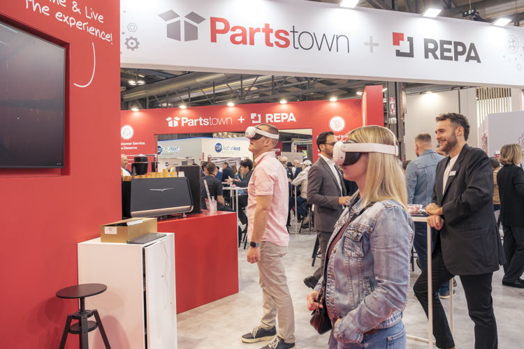 VR Experience at REPA&Parts Town Booth at Host2025