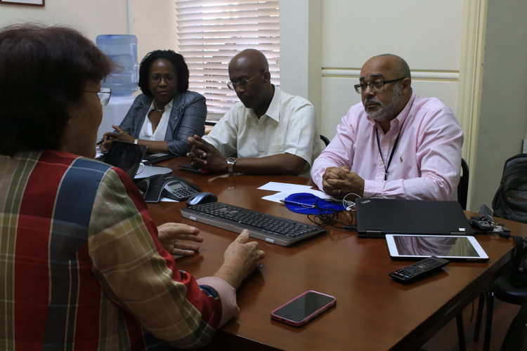 New-Zealand High Commissioner Her Excellency Mrs Jan Henderson pays farewell visit to the OECS Commission