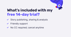 Try Prezly free for 14 days, no CC required