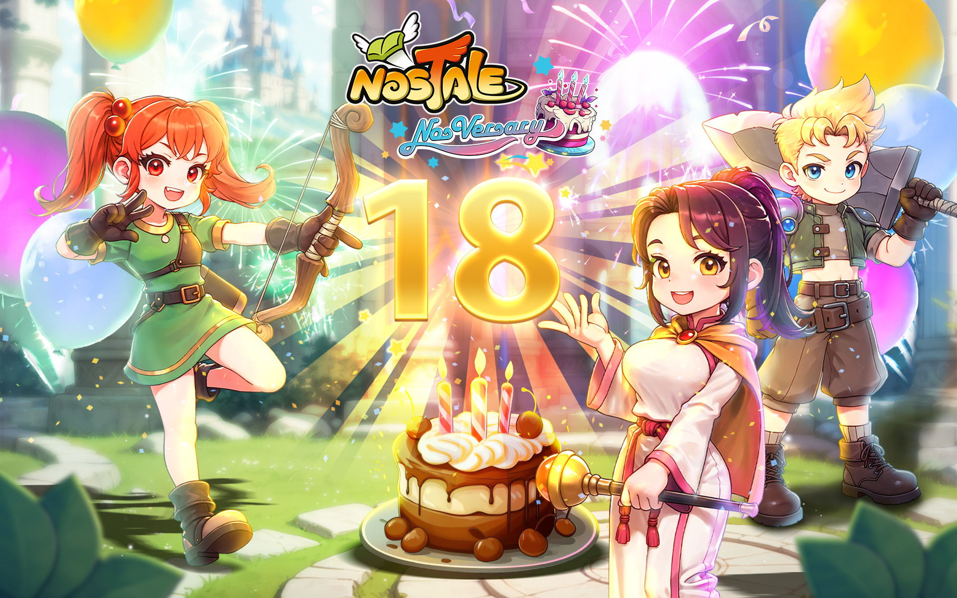 NosTale wird 18: Gameforge feiert großes Jubiläum und kündigt brandneuen NosVersary-Server an