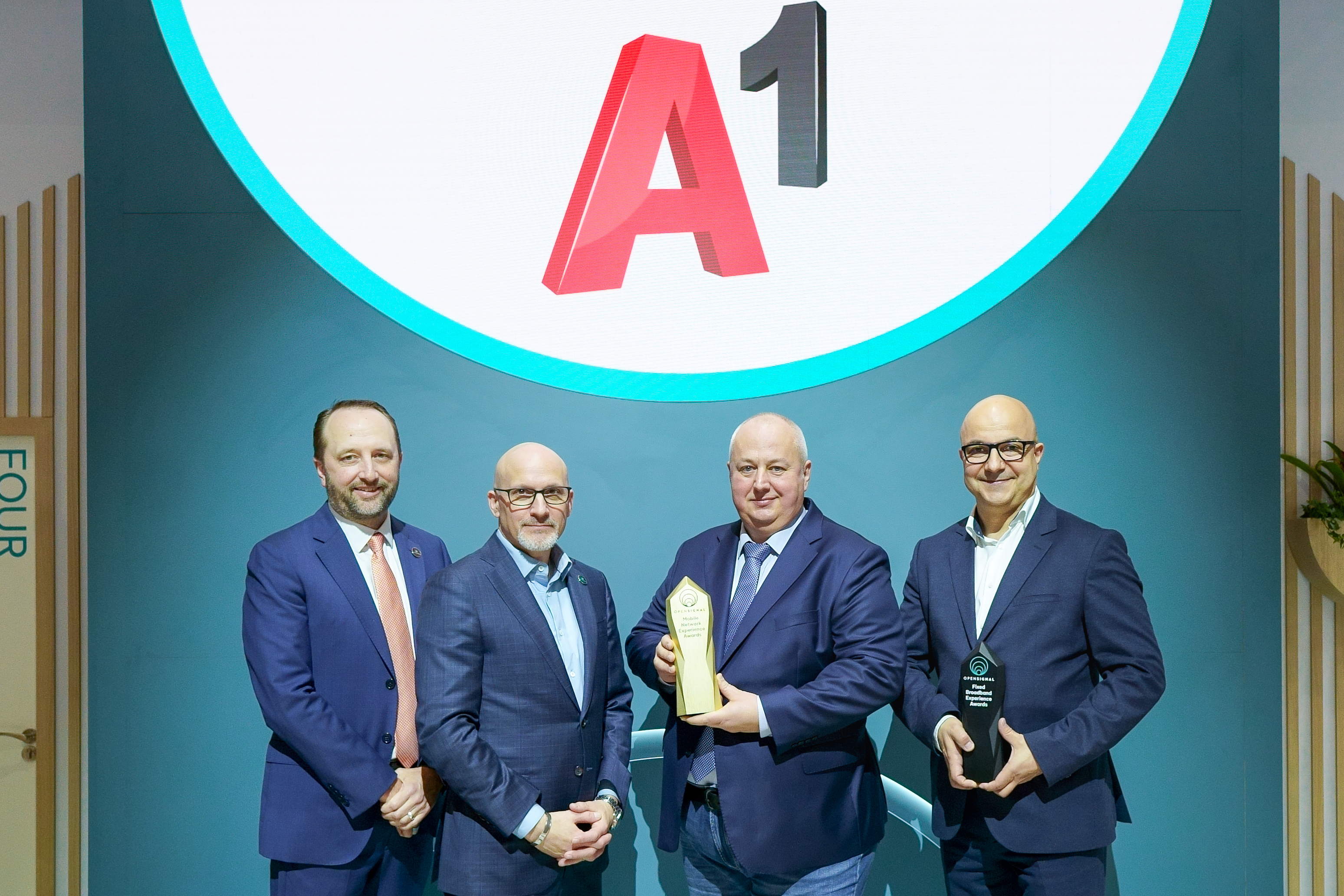A1 спечели награди от Opensignal за качеството на фиксирания интернет в България и най-бързата 5G мрежа в Европа