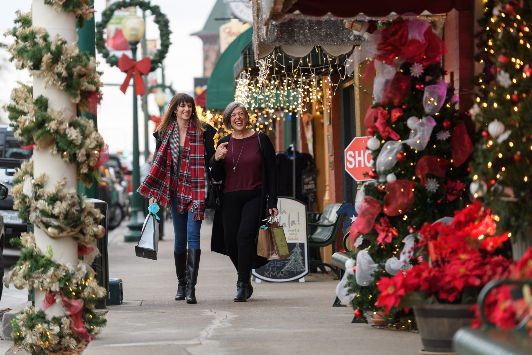 Shopping on Main Street