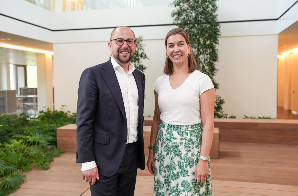 Matthieu Marisse, regioverantwoordelijke Midden- en Zuid-West-Vlaanderen - Bénédicte Soenen, voorzitter Voka regio Midden-West-Vlaanderen
