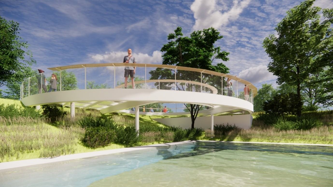 Scheldeboorden Sint-Amands krijgen nieuwe blikvangers: aanleg Grote Cirkel en Scheldestrand gestart