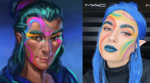 M·A·C National Artist Luisa Sporkenbach's Look with Human Avatar
