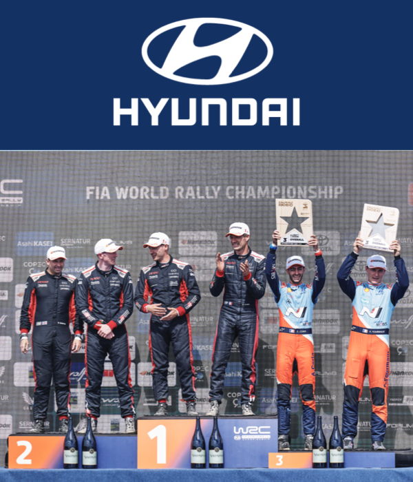 Hyundai Motorsport logra su 11º podio de la temporada en Chile