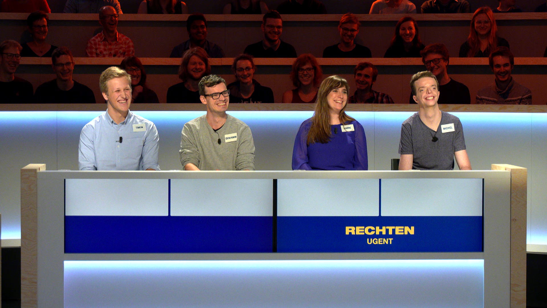 Team Rechten UGent (c) VRT/ Woestijnvis