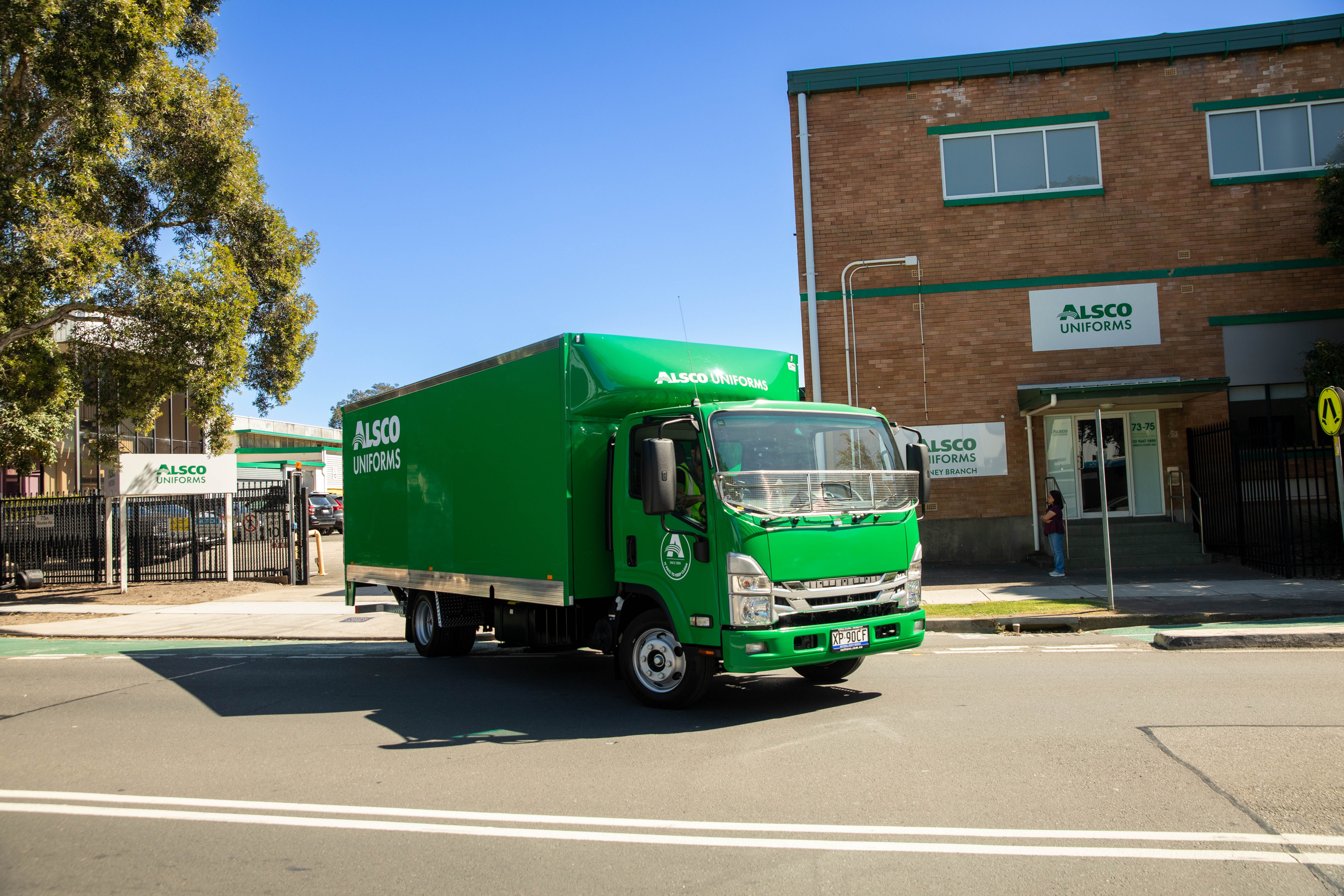 The Alsco Uniform fleet is seen in all areas of Australia