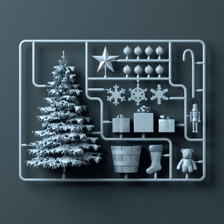AKG7551747 Contemporary Christmas ©Oliver Burston / Ikon Images / akg-images