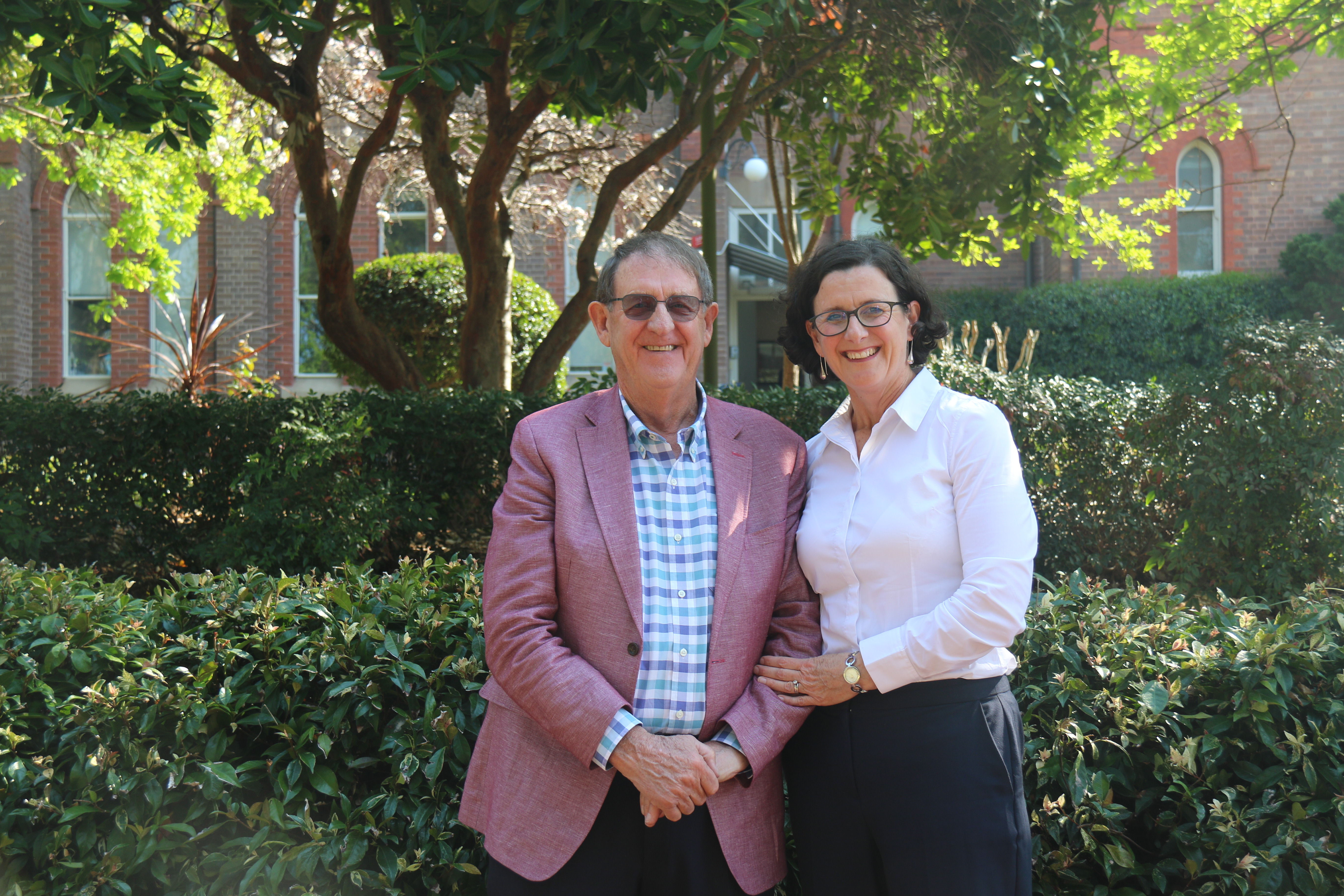 Michael Rowan with his daughter Katrina Rowan.