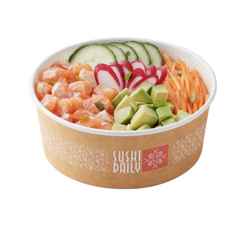 Les Poke Sushi Bowls : un vent frais venu d’Hawaï souffle sur les kiosques Sushi Daily
