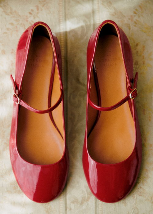 SéZane    Ballerines Low Ninon Acajou Vernis   165€ (1)