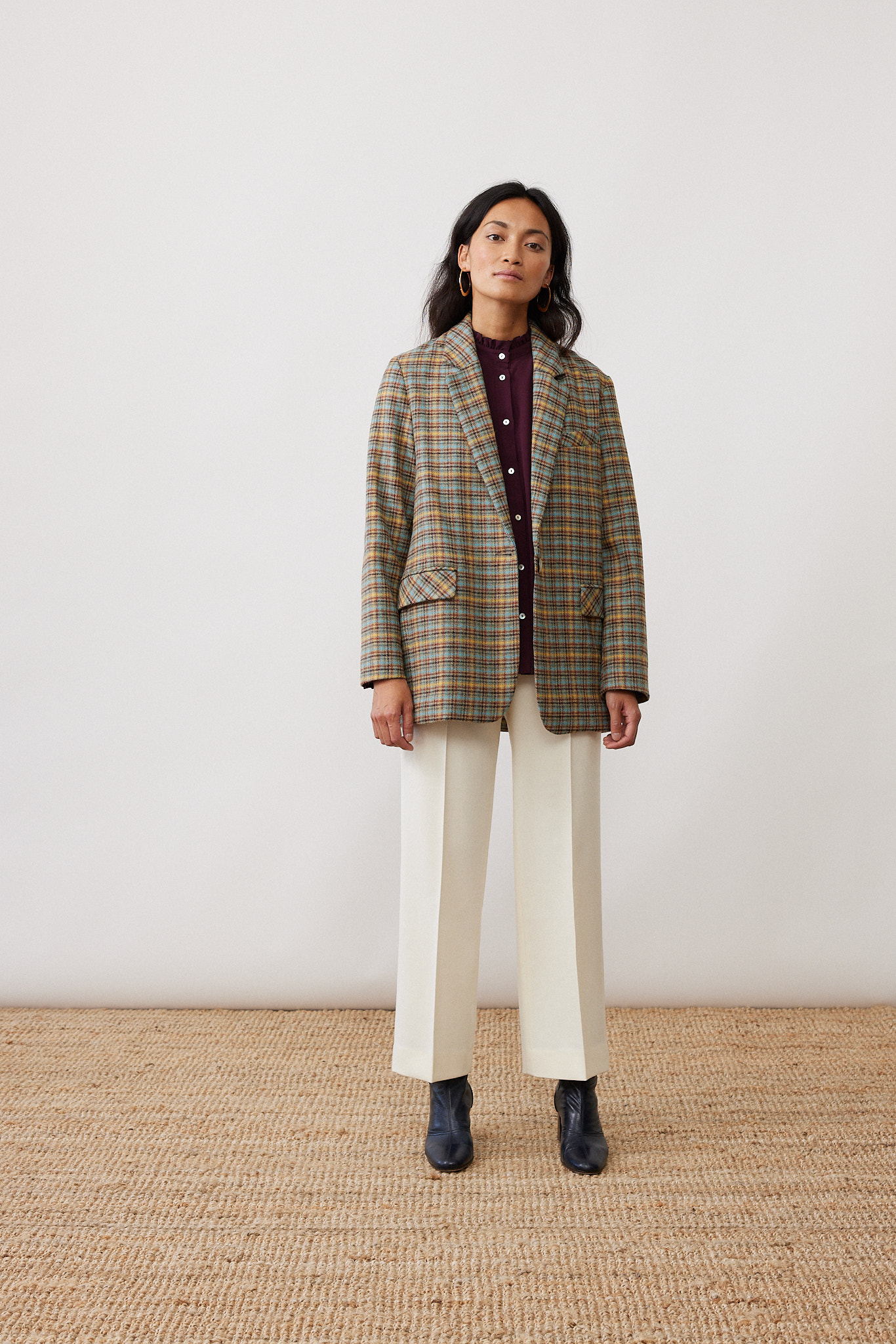MARDI EDITIONS - Veste Alicia Laine Carreaux jaune - 350€ (2)