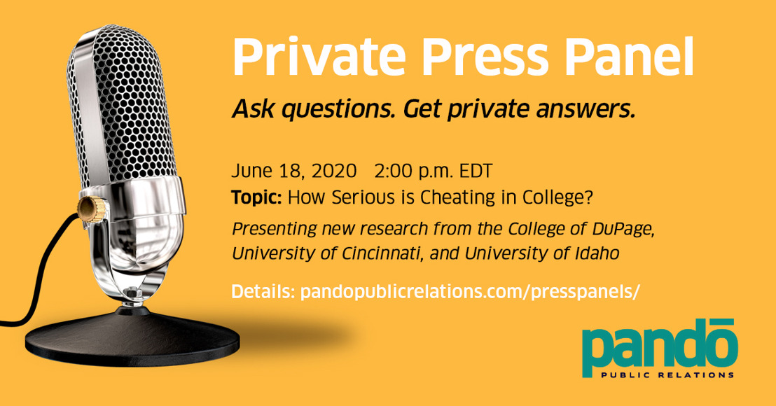 Private Press Panel - How Serious of a Problem is Cheating in College? - June 18