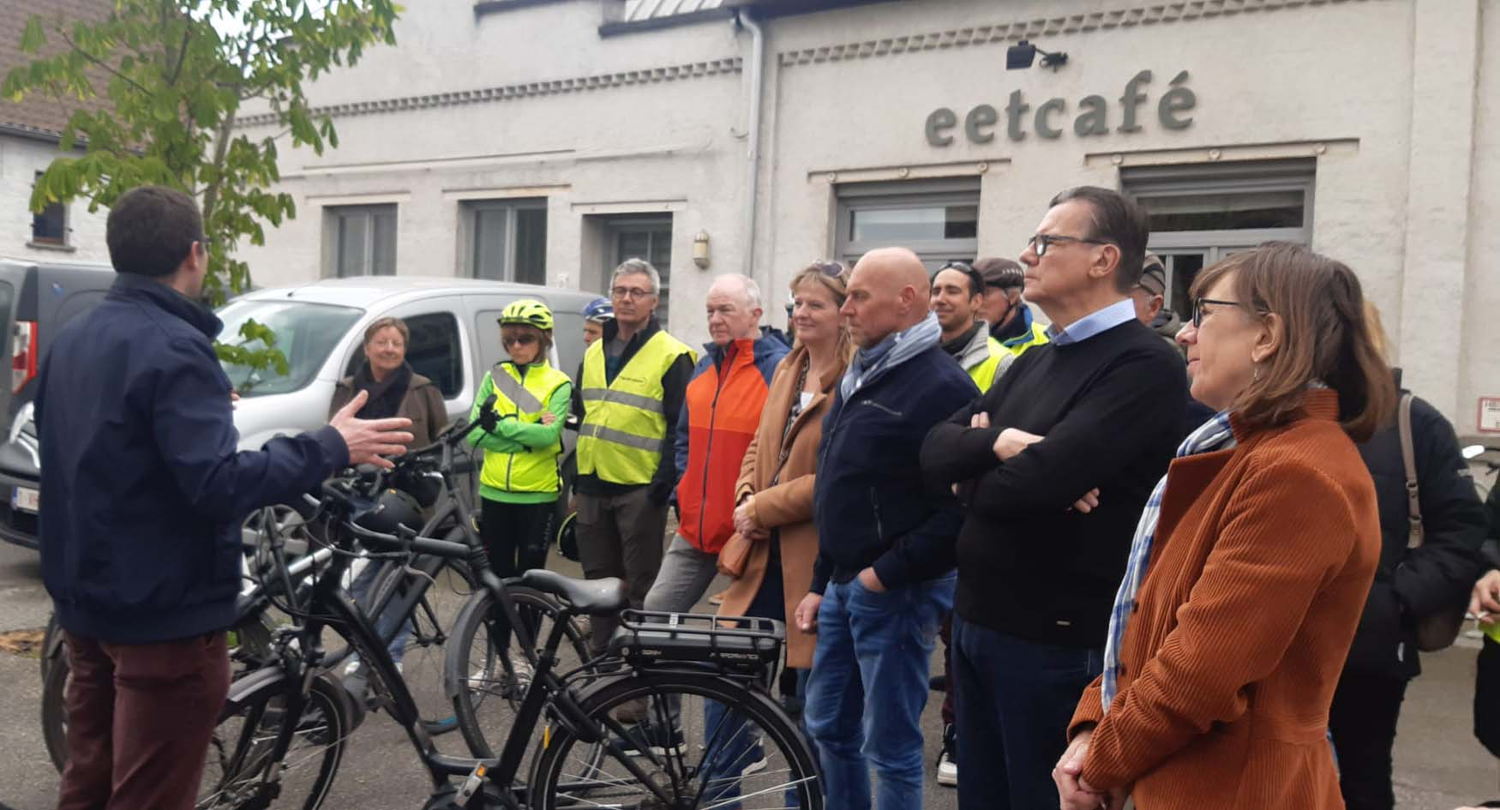 Voorstelling fietsroutekaart