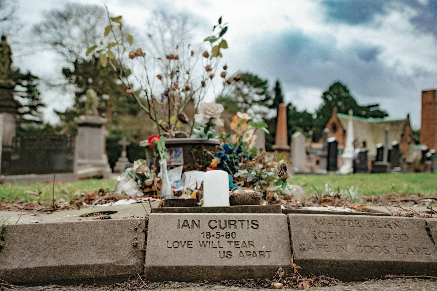 Graf Ian Curtis van Joy Division © Studio Brussel