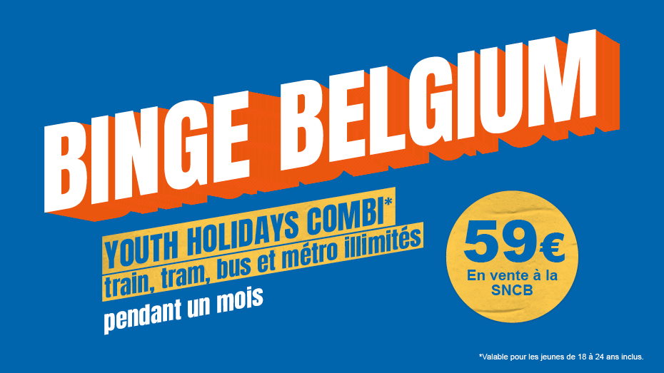 Cet été, un abonnement d’un mois dédié aux jeunes valable dans tous les transports publics belges  