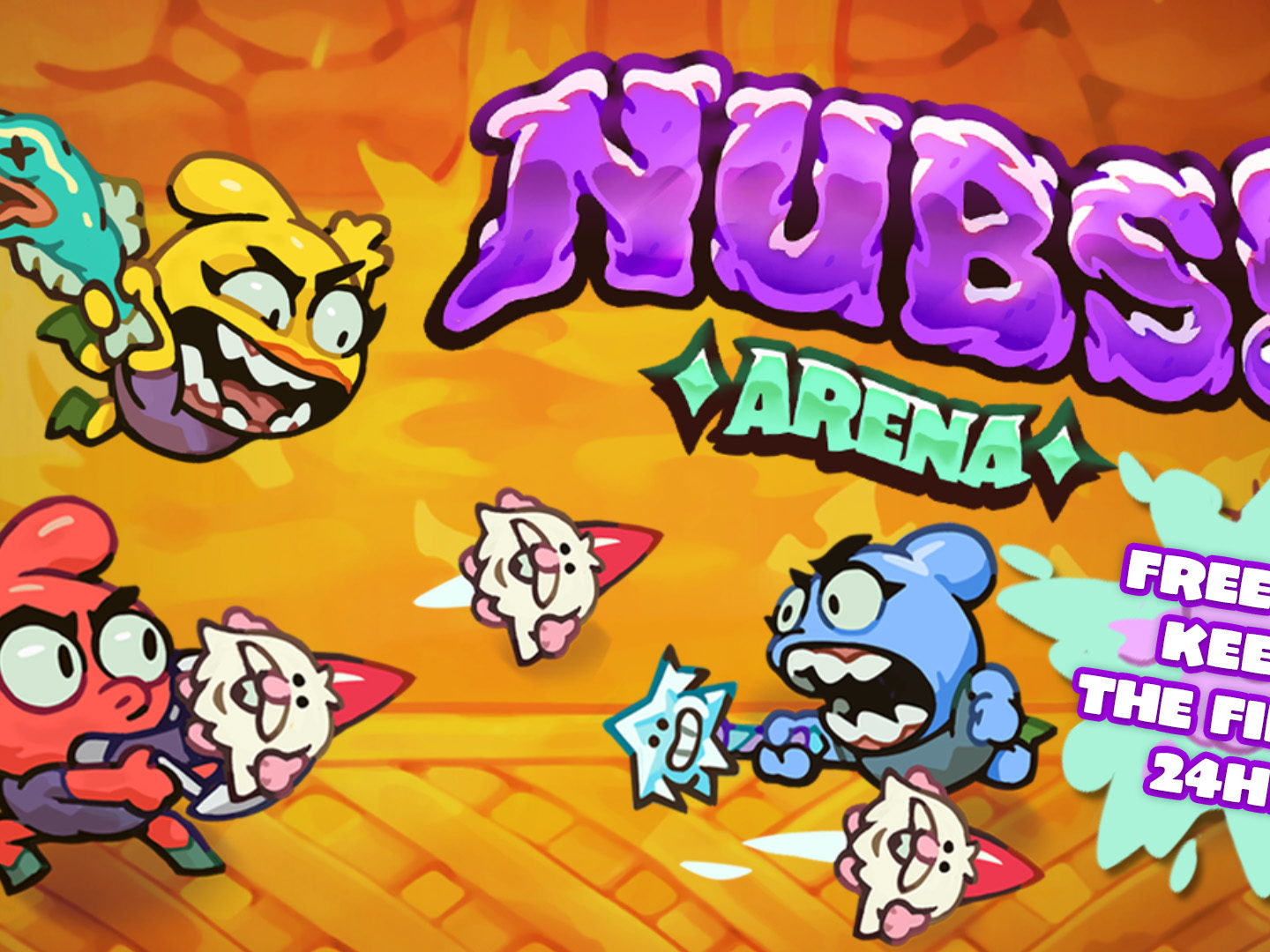 Le Brawler Chaotique Nubs! Arena Sort Aujourd'hui Sur Steam et Est Gratuit Pendant Les 24 Premières Heures !