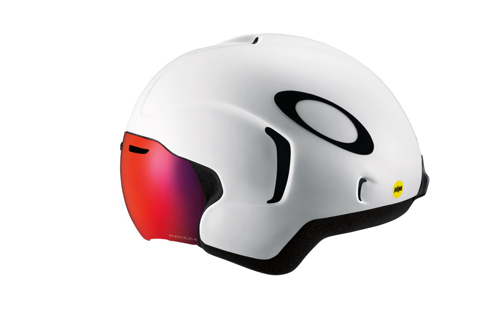 OAKLEY ARO7 MATTE WHITE WITH PRIZM ROAD & CLEAR VISOR
